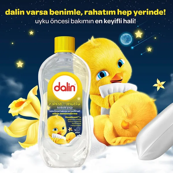 Dalin Comfortable and Happy Baby Oil 200 ml 2