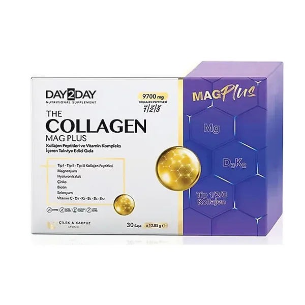 Day2Day The Collagen Mag Plus Dietary Supplement 30 Sachets