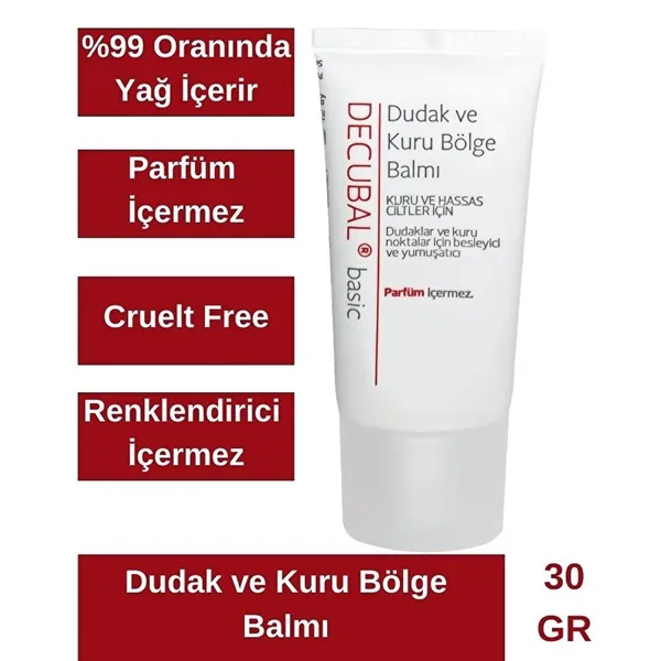 Decubal Basic Lip and Dry Area Balm 30 ml 4