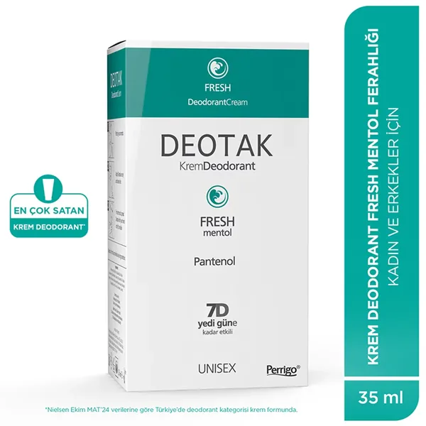 Deotak Deodorant Cream Menthol 35 ml 6