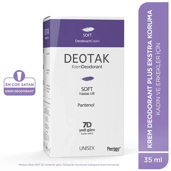 Deotak Deodorant Cream Sensitive Skin 35 ml 2