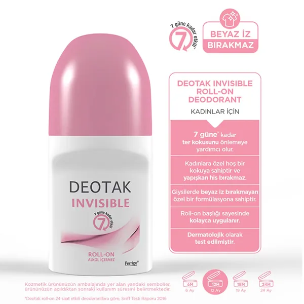 Deotak Invisible Deodorant Roll-on 35 ml 5