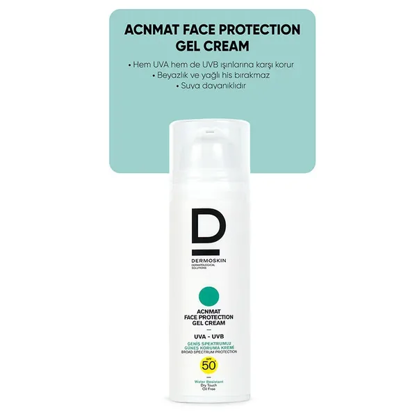 Dermoskin Akne Matte SPF50+ Gel-Creme - 50ml 3