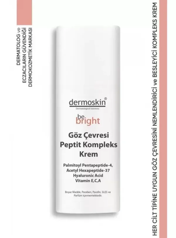 Dermoskin Be Bright Peptid Augencreme 15ml 3