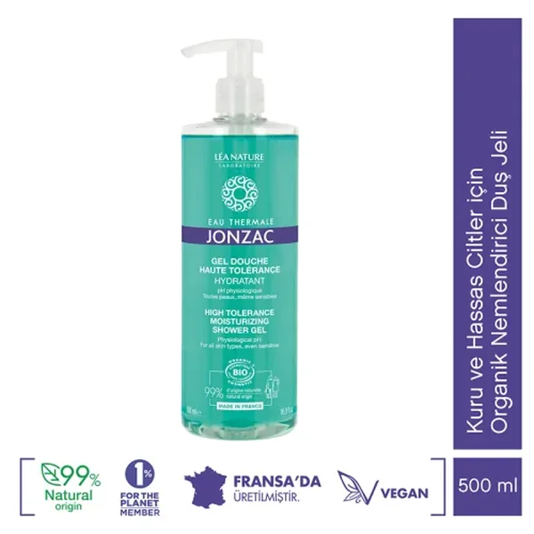 Jonzac Hochverträgliches Feuchtigkeitsspendendes Duschgel 500 ml 2