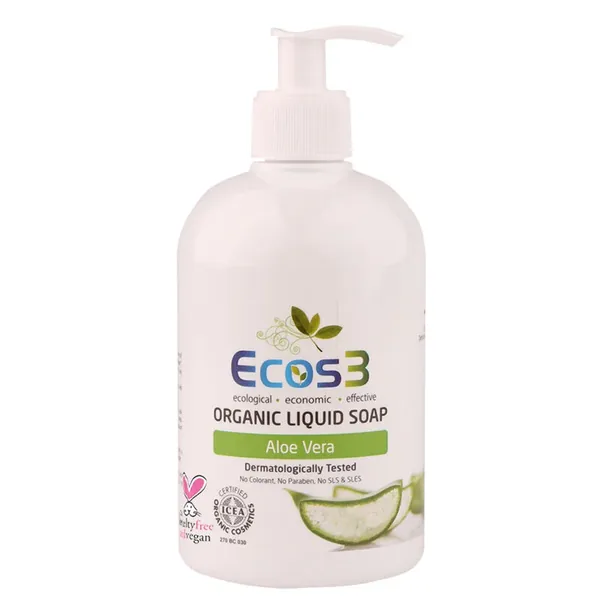 Ecos3 Aloe Vera Extract Organic Liquid Soap 500 ml