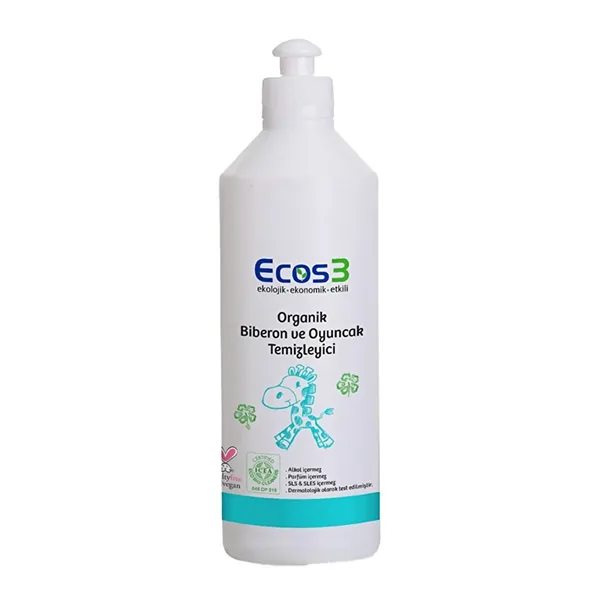 احصل على نظافة عضوية آمنة لزجاجات وألعاب طفلك مع Ecos3