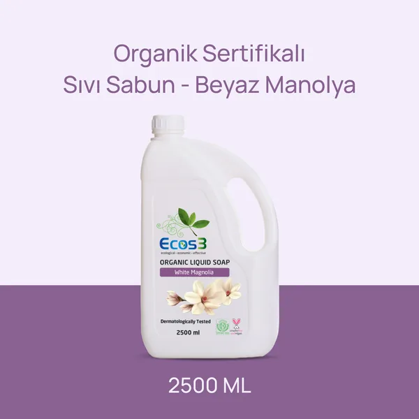 Ecos3 Magnolia Extract Organic Liquid Soap 2500 ml 2