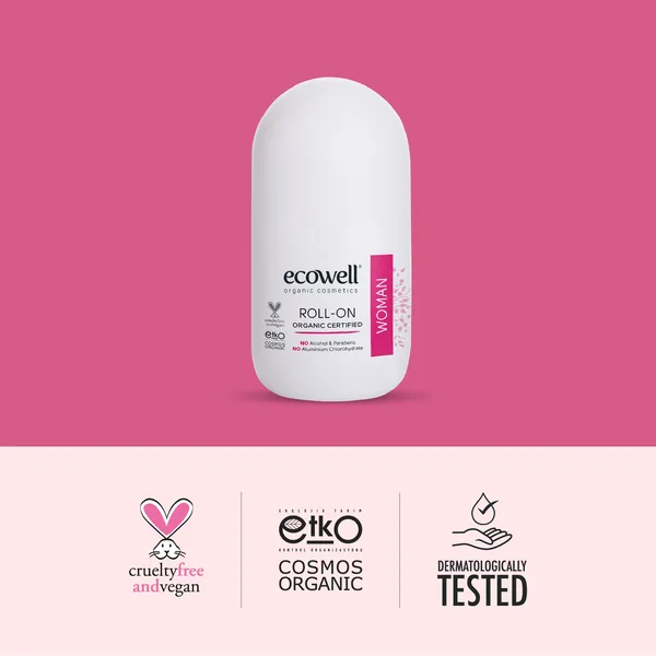 Ecowell مزيل عرق عضوي من إيكوويل (للنساء) 75 مل 3