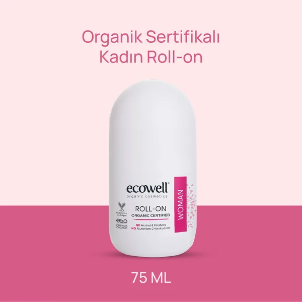 Ecowell مزيل عرق عضوي من إيكوويل (للنساء) 75 مل 2