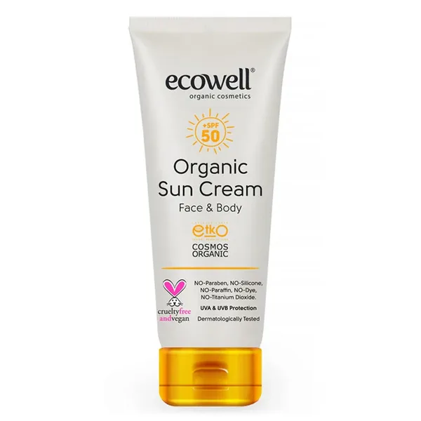 Ecowell Organic Sunscreen Spf 50 110 gr