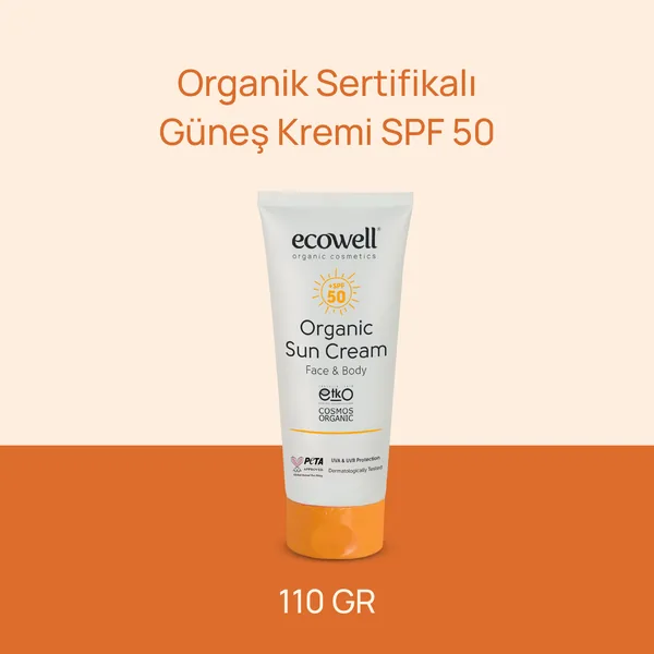 Ecowell Organic Sunscreen Spf 50 110 gr 2