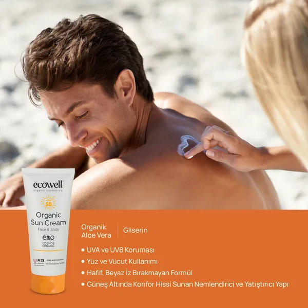 Ecowell Organic Sunscreen Spf 50 110 gr 4