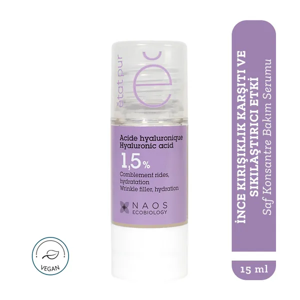 Etat Pur Pure Active Hyaluronic Acid Anti-Fine Wrinkle Pure Concentrated Care 15 ml 2