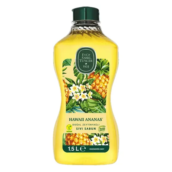 Eyüp Sabri Tuncer Natural Olive Oil Liquid Soap Hawaii Pineapple 1,5 L 2