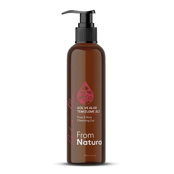 From Natura Rose Aloe Cleansing Gel 200 ml 2