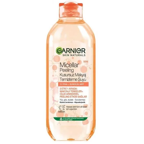 Garnier Micellar Peeling Kusursuz Makyaj Temizleme Suyu 400 ml