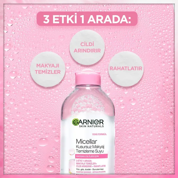 Garnier Micellar Kusursuz Makyaj Temizleme Suyu 200 ml 5