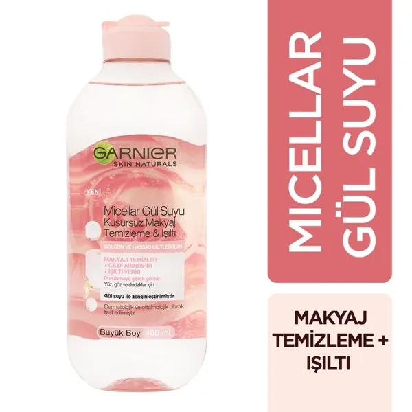 Garnier Micellar Rose Water Makeup Cleansing Water 400 ml