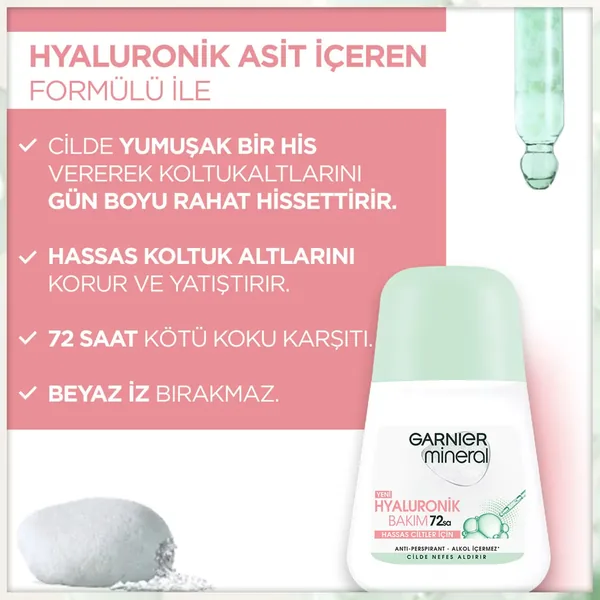 Garnier Mineral Hyaluronic Care Roll-On 50 ml 5