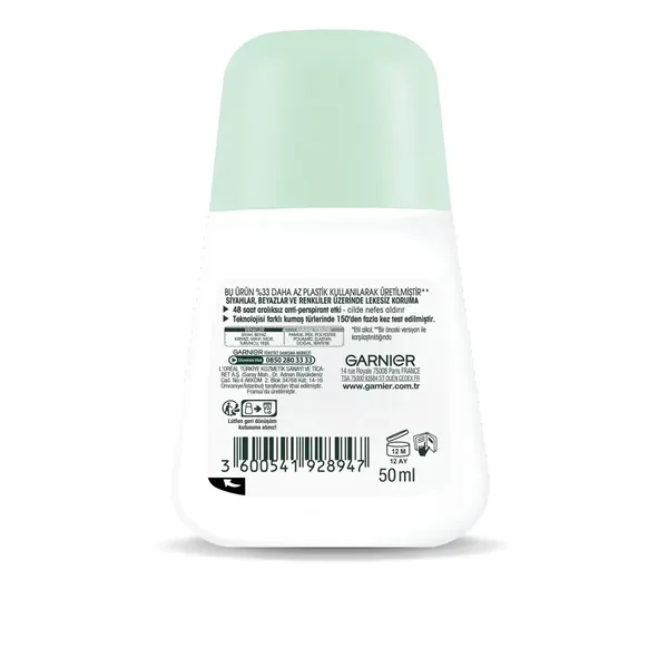 Protection 48h sans taches avec Garnier Mineral 4