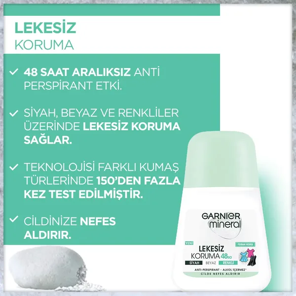 Protection 48h sans taches avec Garnier Mineral 6