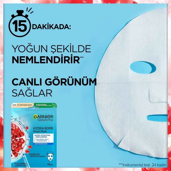 Garnier Hydra Bomb Revitalizing Sheet Face Mask 28 g 5
