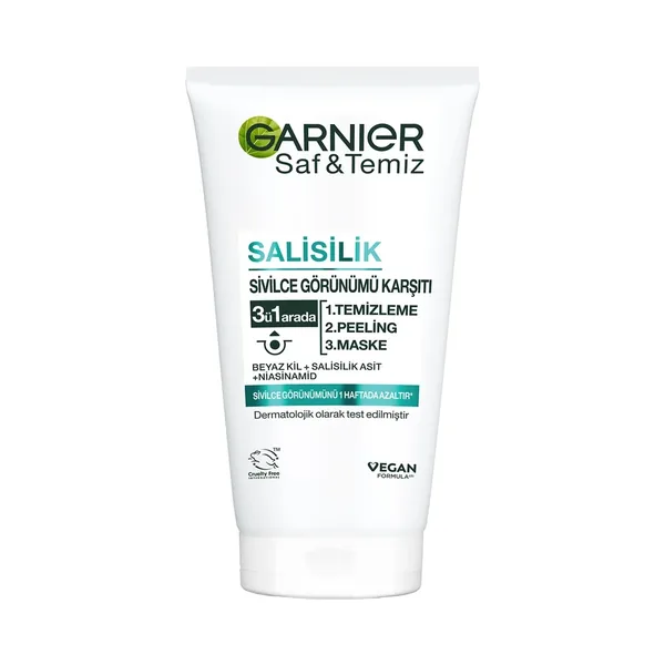Garnier غسول غارنييه بيور آند كلين 3 في 1 150 مل 2