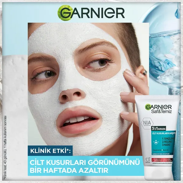 Garnier غسول غارنييه بيور آند كلين 3 في 1 150 مل 3