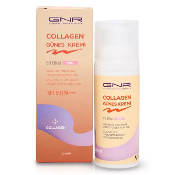 Gnr Collagen Sunscreen Spf 50 BB Effect Pink 50 ml