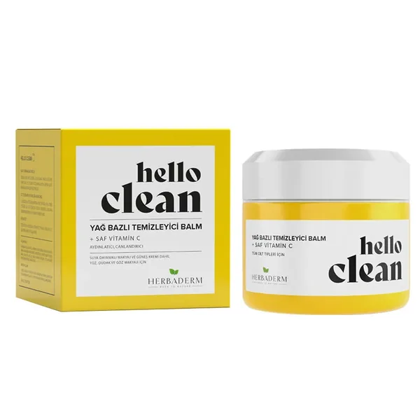 Herbaderm Hello Clean Oil-Based Cleansing Balm 100 ml | Pure Vitamin C 2