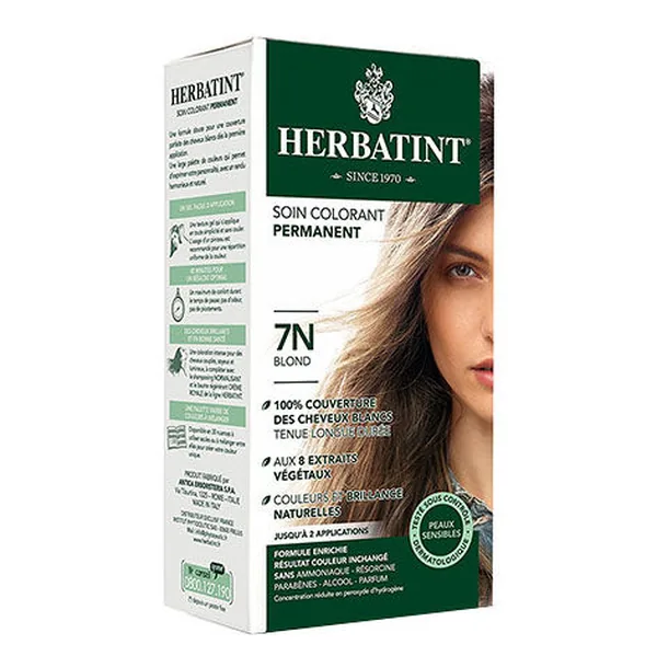Obtenez une couleur blonde naturelle et durable Herbatint