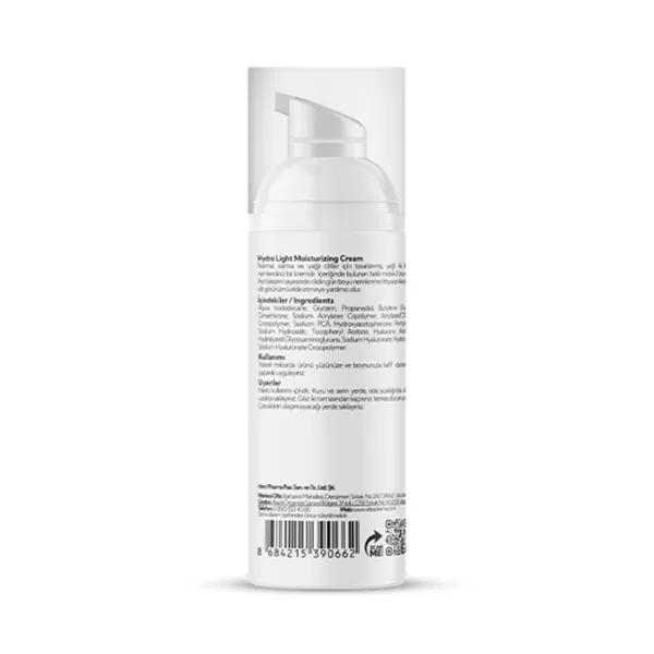 İdea Derma 5D Hyaluronic Acid Hydro Light Moisturizing Cream 50 ml 3