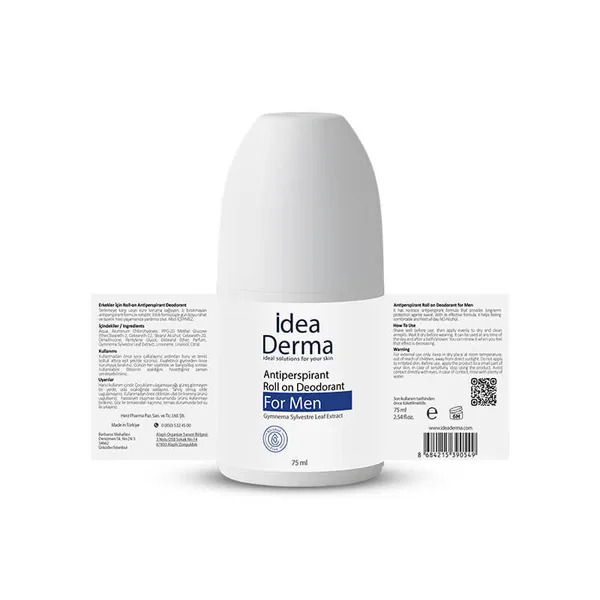 İdea Derma Roll-on Antiperspirant Deodorant 75 ml - For Men 4