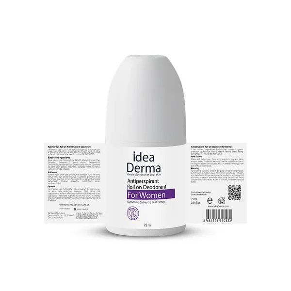 İdea Derma مزيل عرق آيديا ديرما رول أون مضاد للتعرق 75 مل للنساء 4