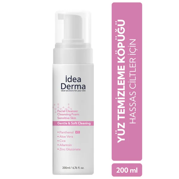İdea Derma Sensitive Skin Face Cleansing Foam 200 ml 2