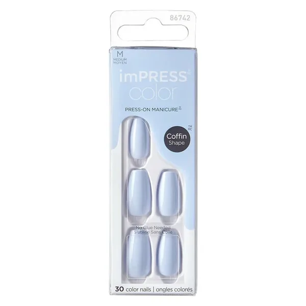 impress Color Medium Coffin Shape Nails Press-on Nails 86742 2