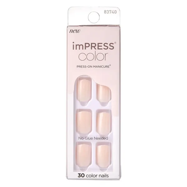 Impress أظافر صناعية لاصقة قصيرة من إمبريس كولور 83740 2