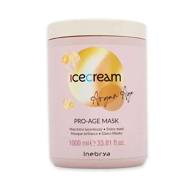 Inebrya Ice Cream Argan Age Argan Oil Shine Mask 1000 ml 2