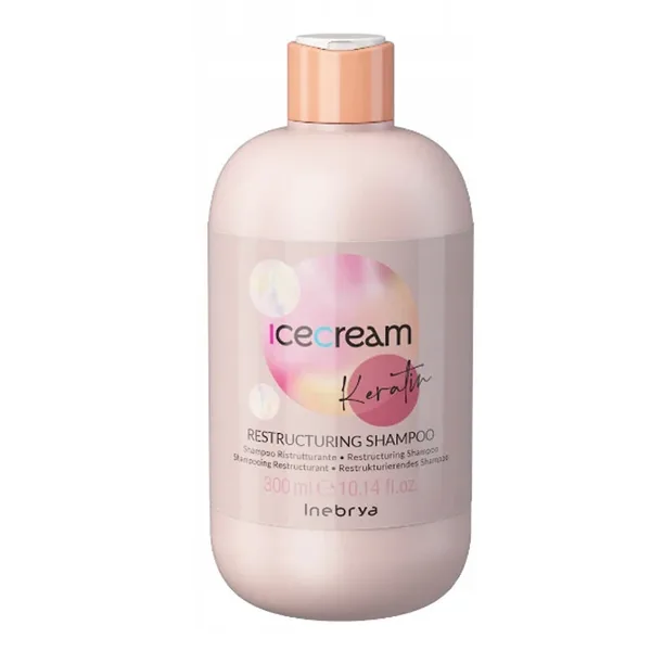 Inebrya Ice Cream Keratin Restructuring Shampoo 300 ml 2