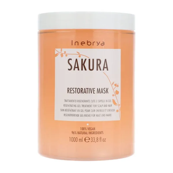 Inebrya Sakura Regenerating Gel Treatment Mask 1000 ml 2