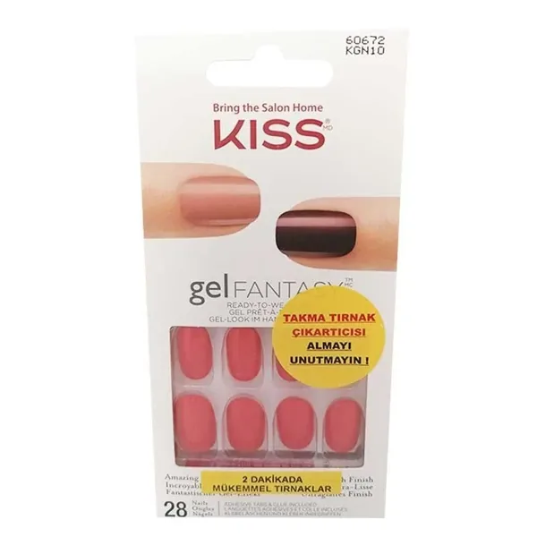 أظافر كيس الجل الخيالية Kgn10 c Kiss 2