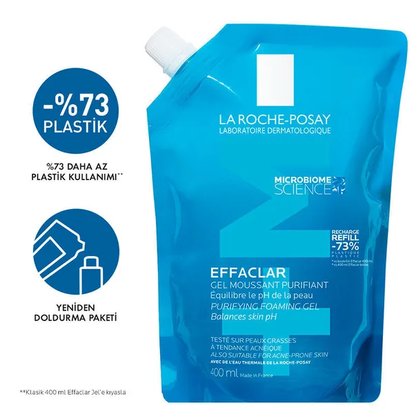 La Roche-Posay Effaclar Reinigungsgel für fettige Haut 400ml 4