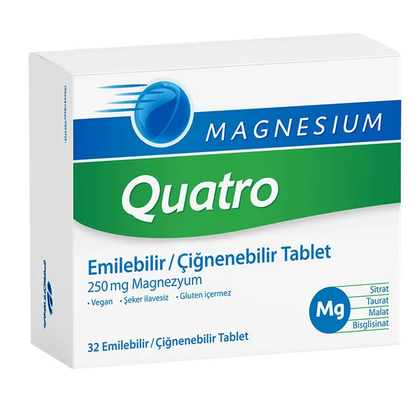 Magnesium Quatro 32 Absorbable Chewable Tablet