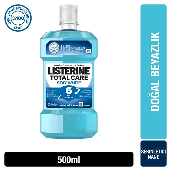 Listerine Stay White Refreshing Mint Mouth Care Product 500 ml 6