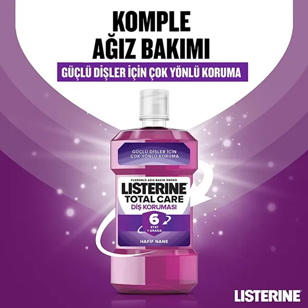 Listerine Total Care 6-in-1 Mint Flavor Mouthwash 500 ml 5