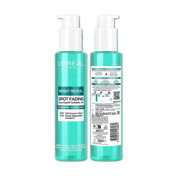 Loreal Paris Bright Reveal Spot Fading Serum-Infused Cleansing Gel 150 ml 3