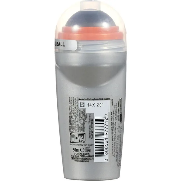 Loreal Paris Men Expert Invincible Anti Perspirant Roll-On Deodorant 50 ml - Men 3