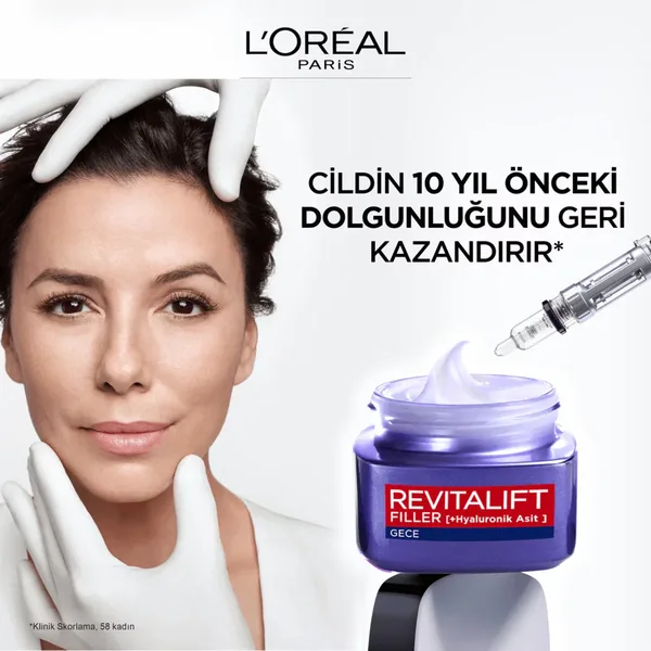 L'Oreal Paris كريم لوريال باريس ريفيتاليفت فيلر المرطب الليلي 50 مل 4