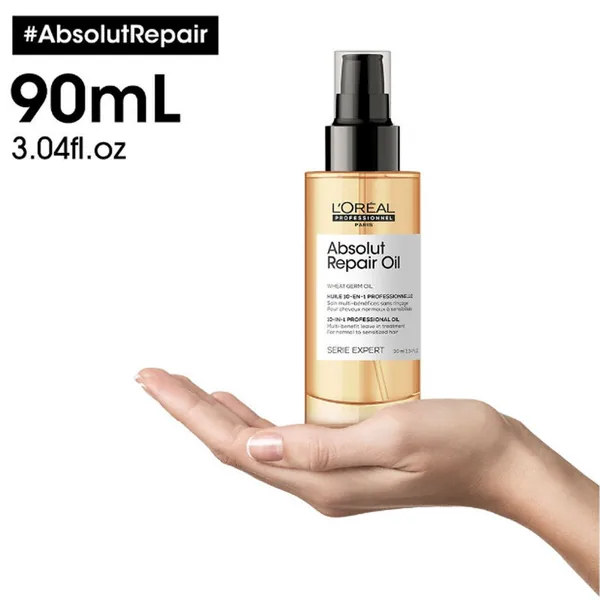 Loreal Professionnel 10-in-1 Miraculous Care Oil for Damaged Hair 90 ml 3